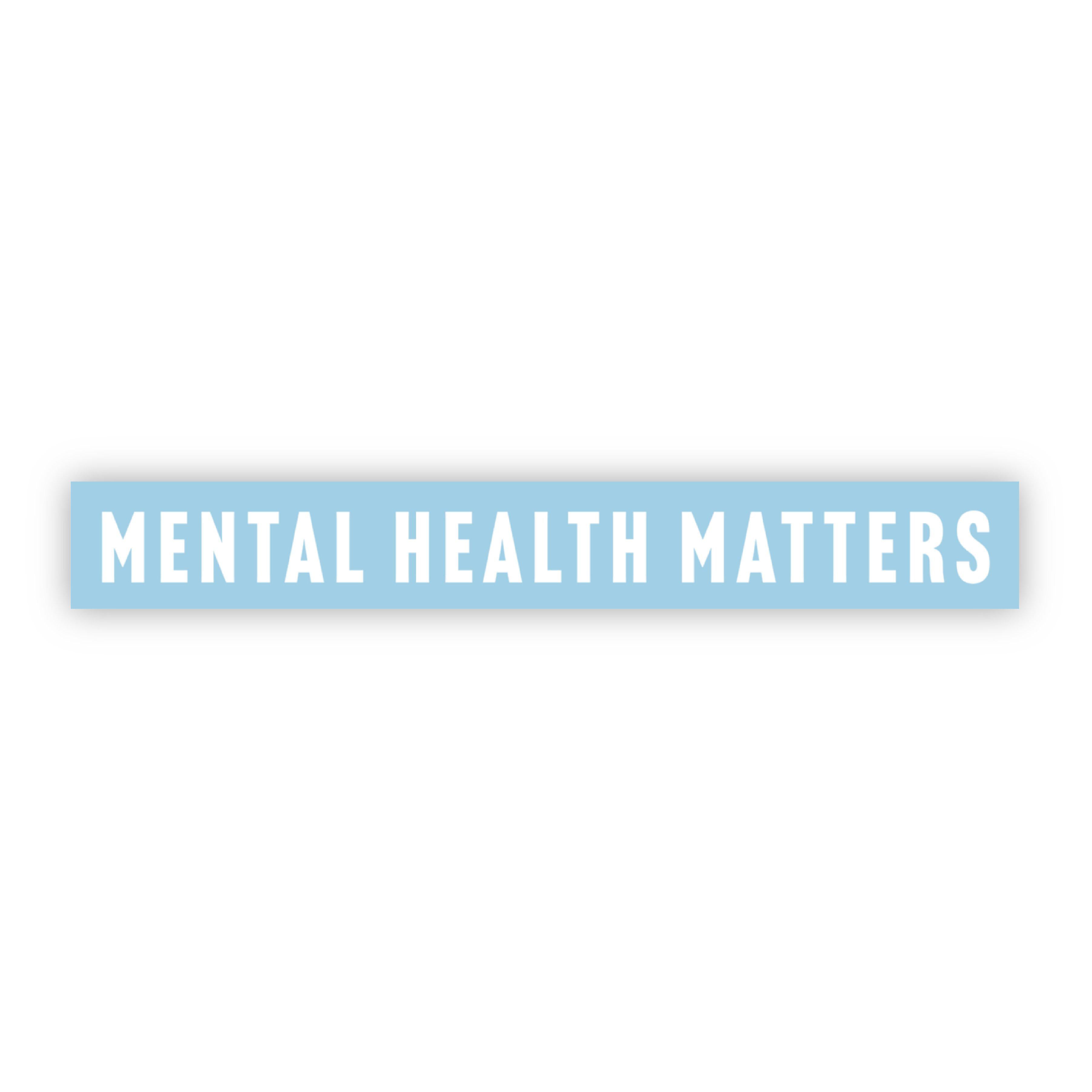  Mental Health Matters Blue Sticker、mySite、elrpsem3k