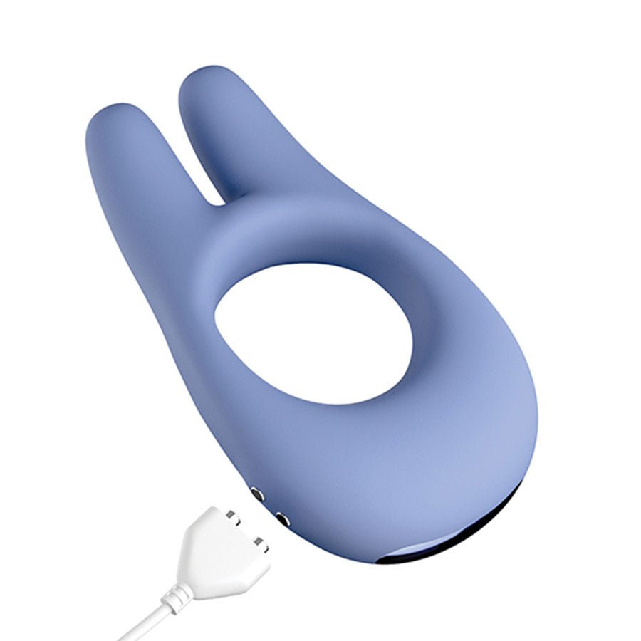 JimmyJane Deimos Rechargeable Blue Silicone Dual Vibe Cock Ring、mySite、bottomscart