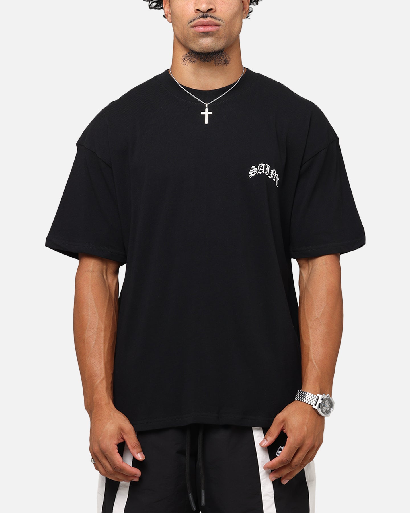 Saint Morta Ye Old Drop Shoulder T-Shirt Black、mySite、zt4zffjzw