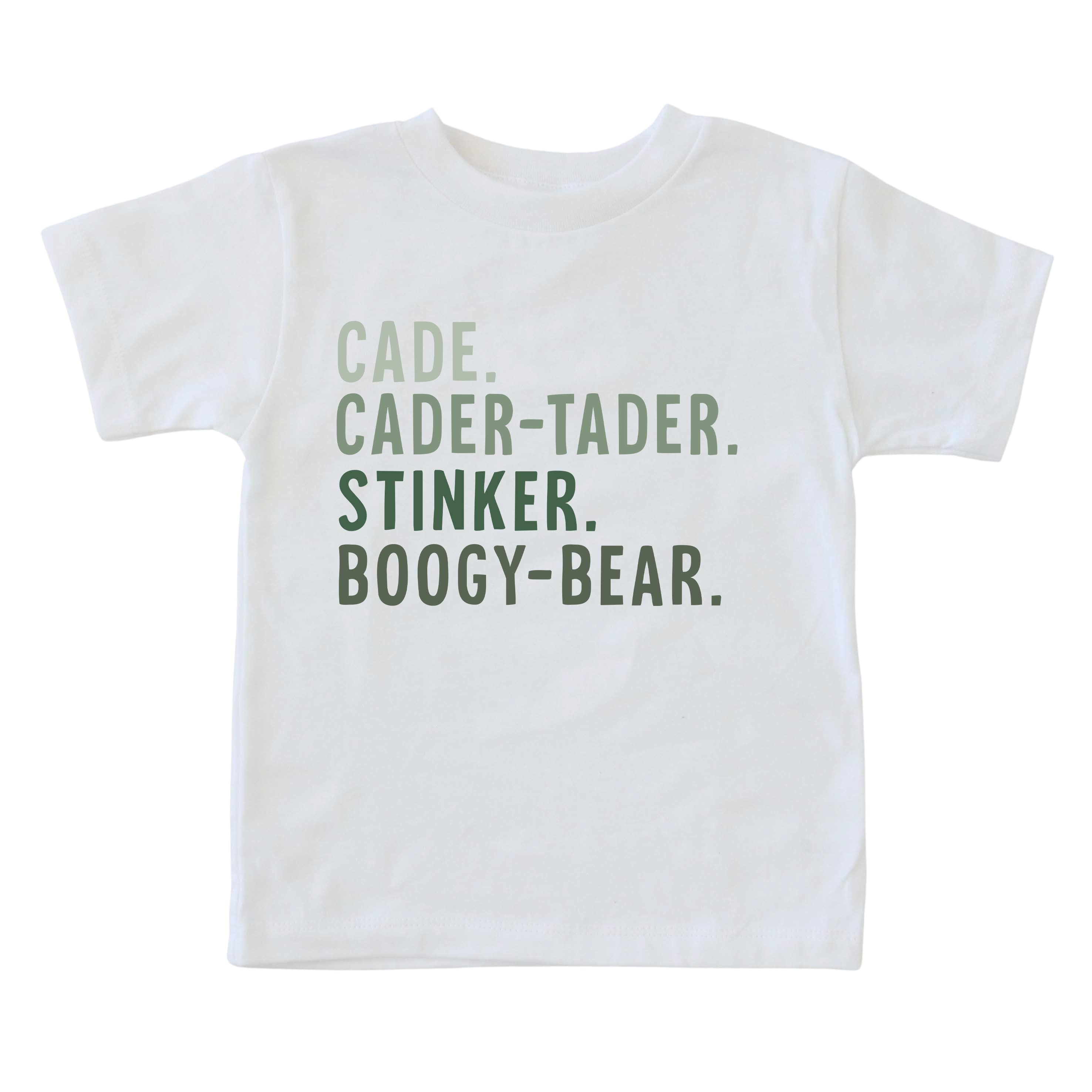  Personalized Nickname Color Block Kids Graphic Tees、mySite、layawaytickets