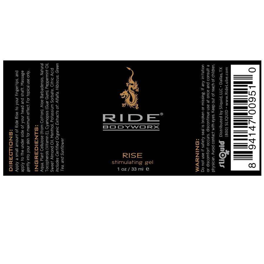 Ride Bodyworx RISE Penis & Erection Stimulating Gel by Sliquid、mySite、bottomscart