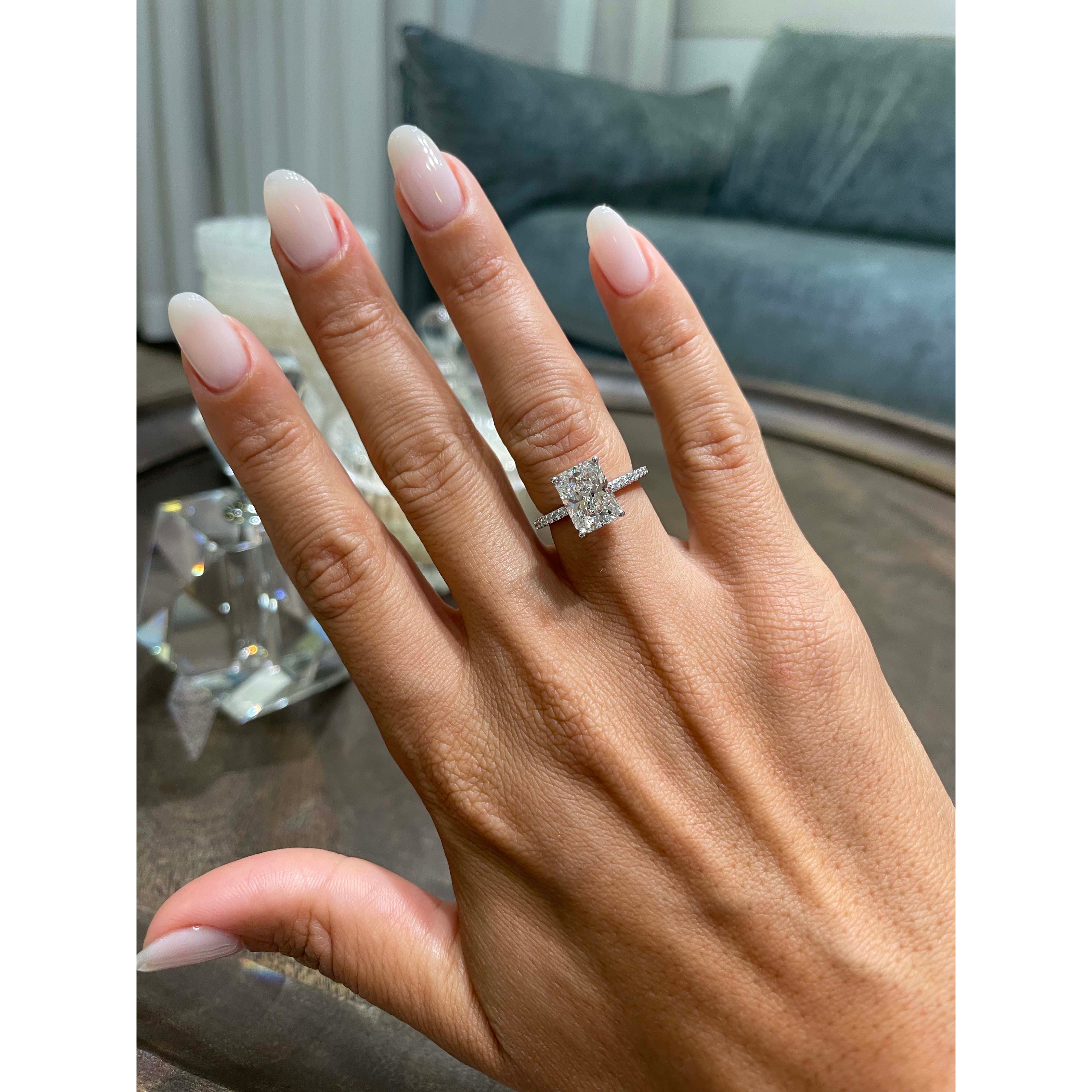 Audrey Diamond Engagement Ring -18K White Gold (RTS)、mySite、hinf8tx79