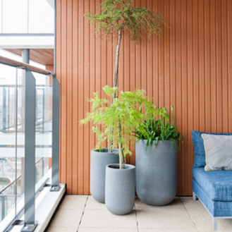  Cody Horizontal Ridged Planter - High、mySite、elrpsem3k