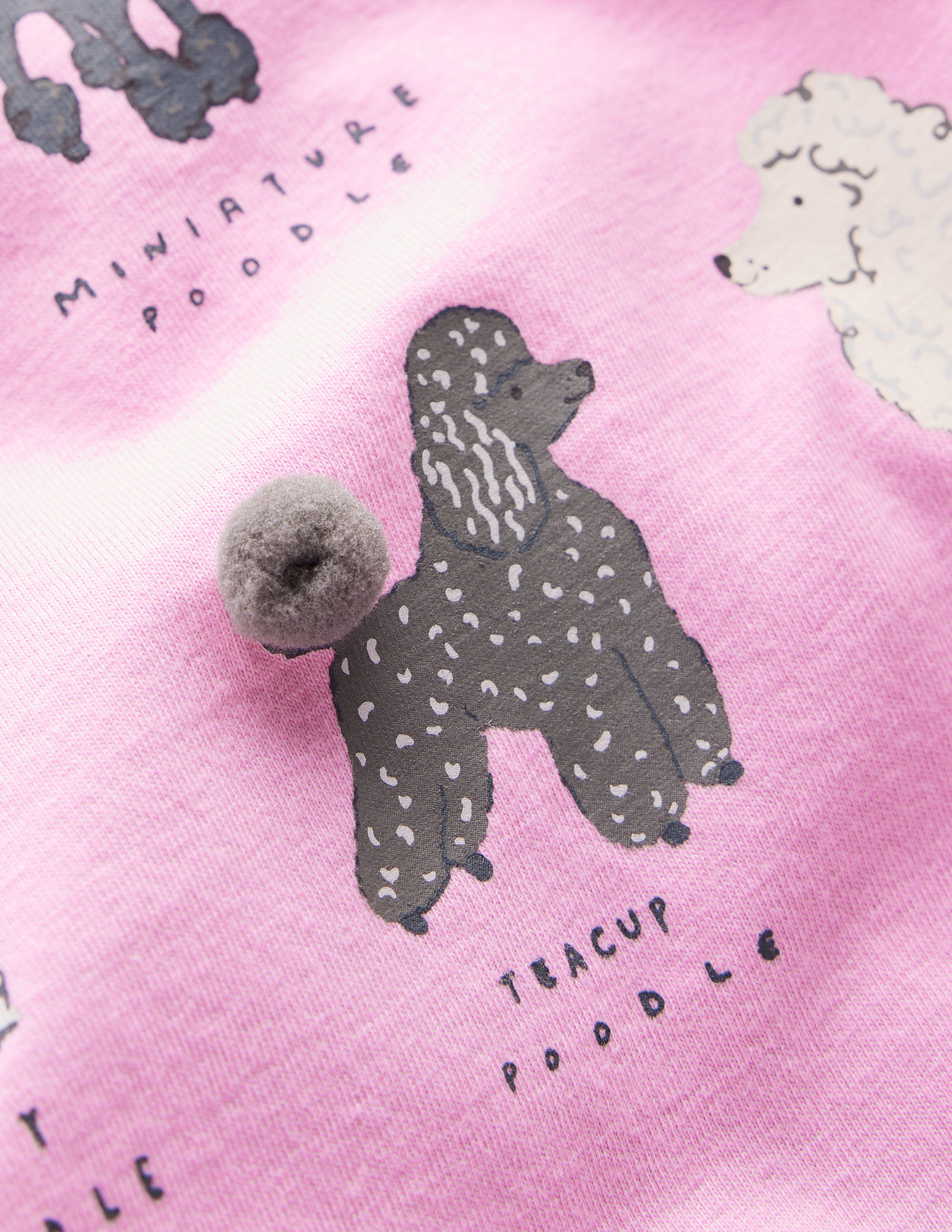  Long Sleeve Frill Logo Top-Bubblegum Pink Dogs、mySite、ashleygrahame