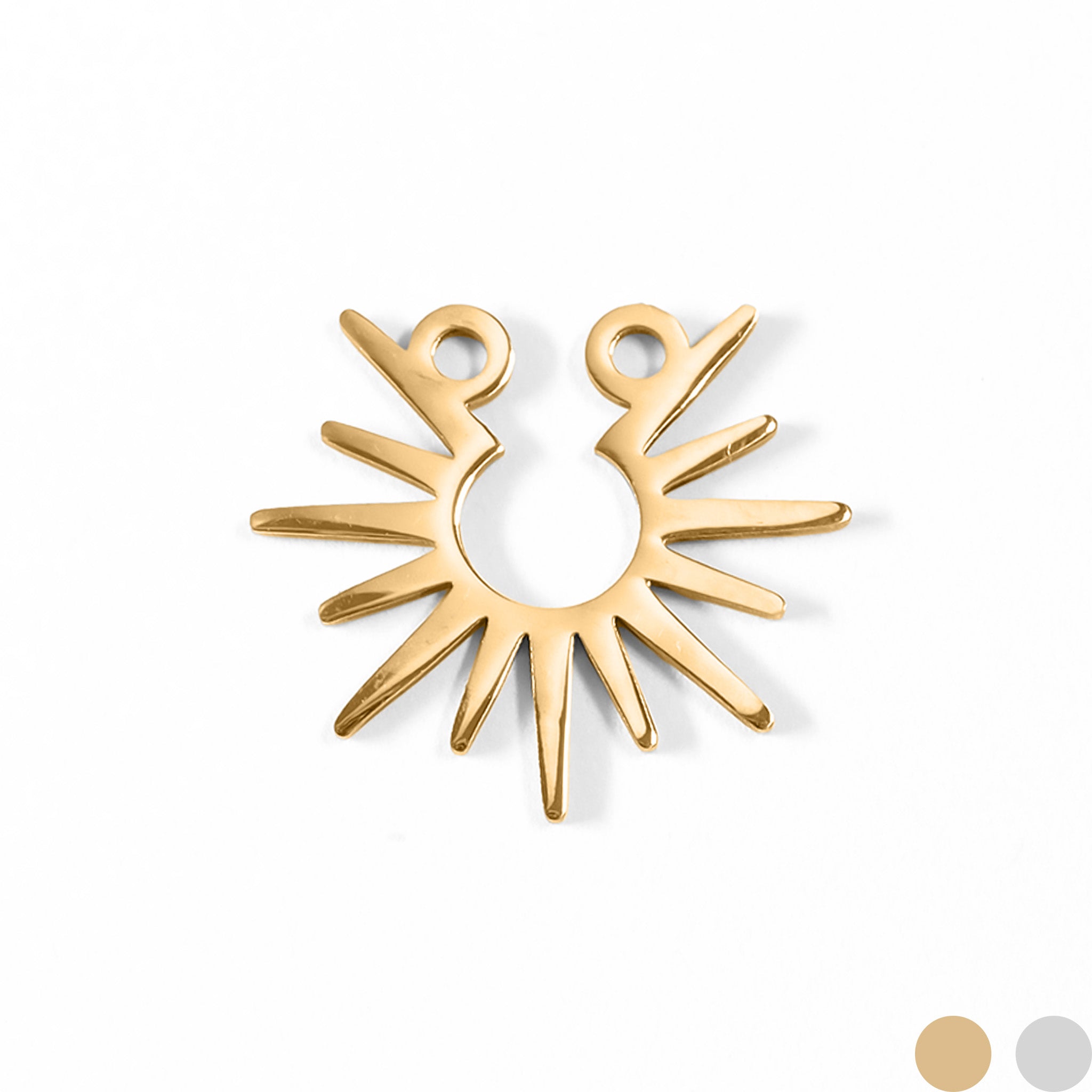 18K Gold PVD Stainless Steel Sun Charm / PDL0079、mySite、dreamappss