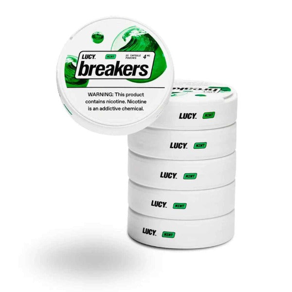Lucy Breakers Nicotine Capsule Pouches (15ct Can) (5 Can Pack)、mySite、zt4zffjzw