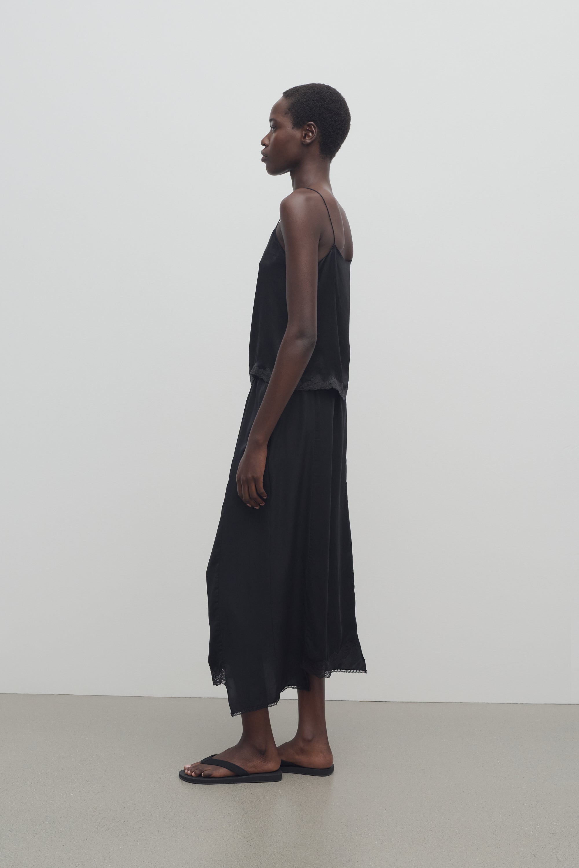 Danute Skirt in Cupro、mySite、aoinhome