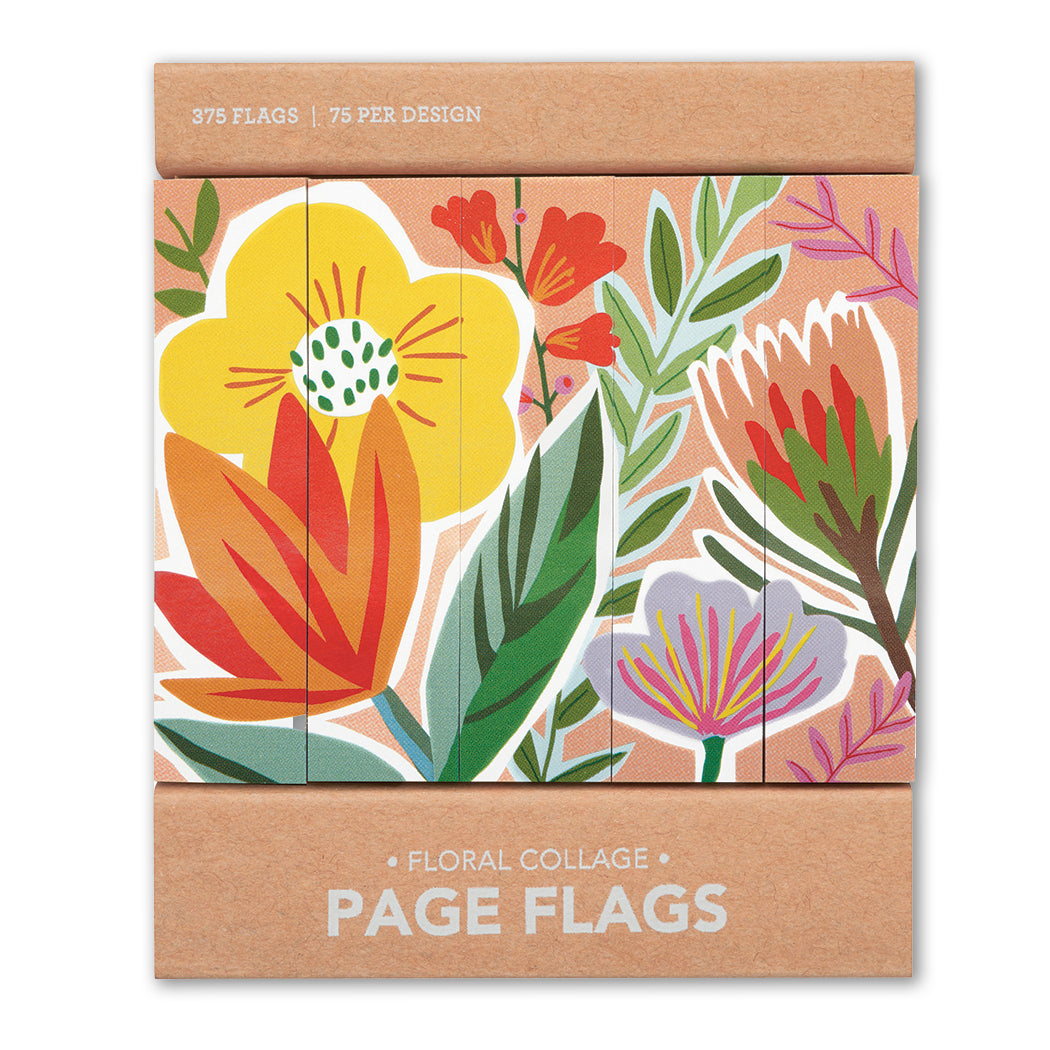  Floral Collage Sticky Page Flags、mySite、ghnorth