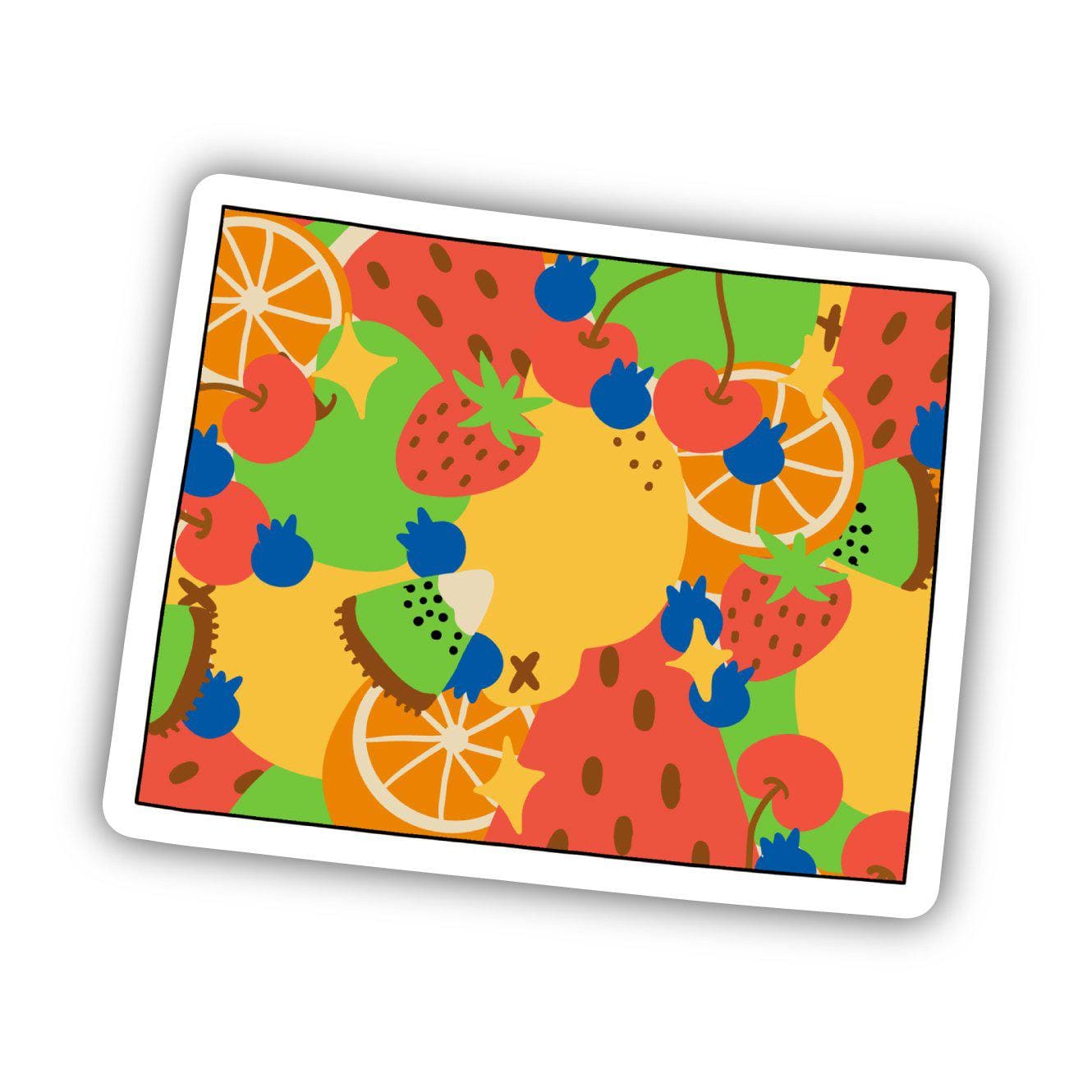  Wyoming Fruit Pattern Sticker、mySite、elrpsem3k