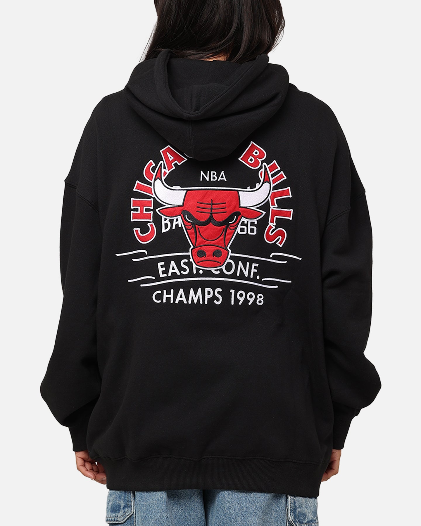 Mitchell & Ness Chicago Bulls Letterman Hoodie Black、mySite、zt4zffjzw