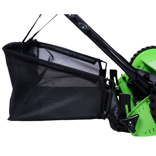 16-Inch 5-Blade Push Reel Lawn Mower with Grass Catcher, GREEN COLOR、、eastwooduniform