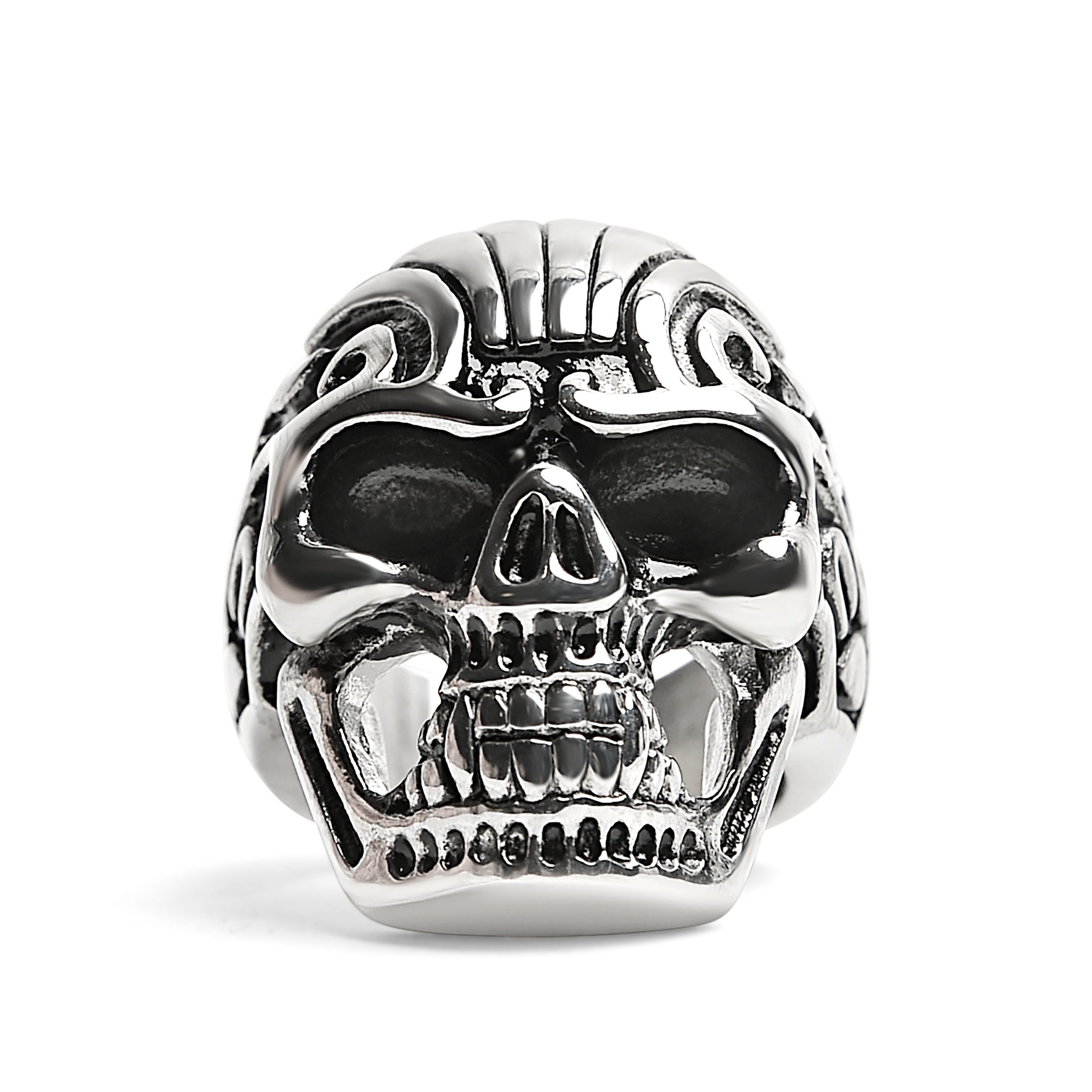 Detailed Skull Stainless Steel Ring / SCR4051、mySite、dreamappss