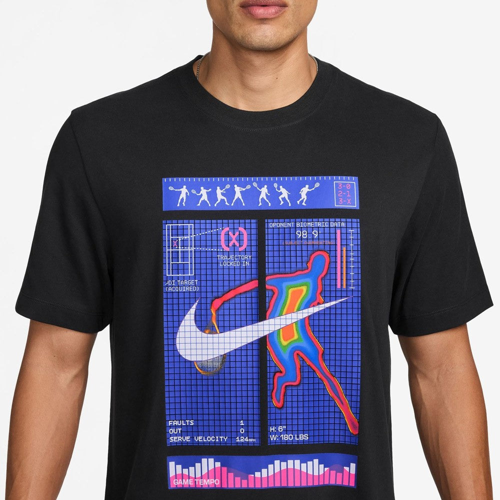 Nike Men's Court Graphic Tee - Black