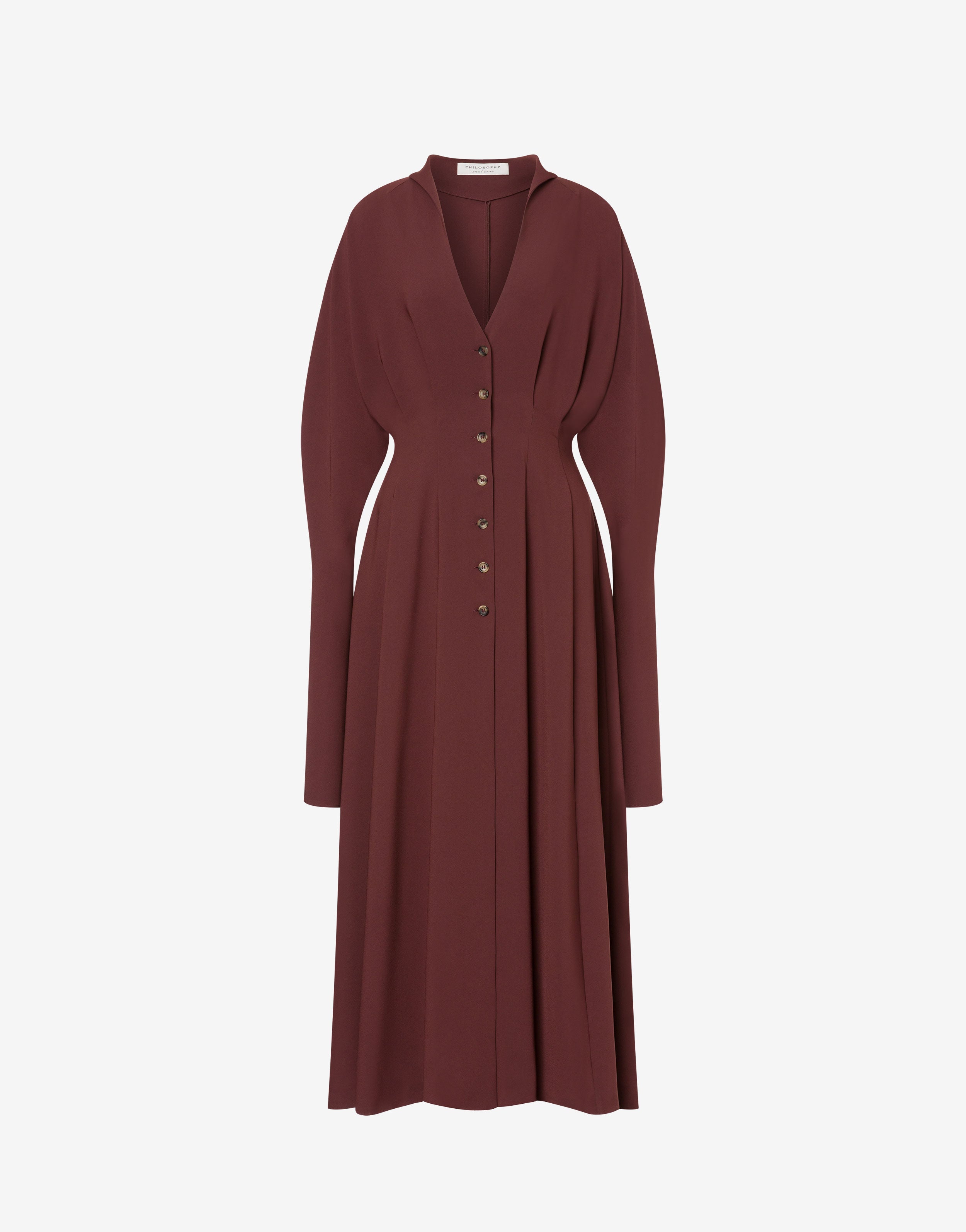 Abito chemisier in light crêpe、mySite、aoinhome