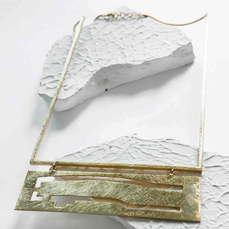 Brass Fieltra Neckpiece | Gold、mySite、camillekostekn