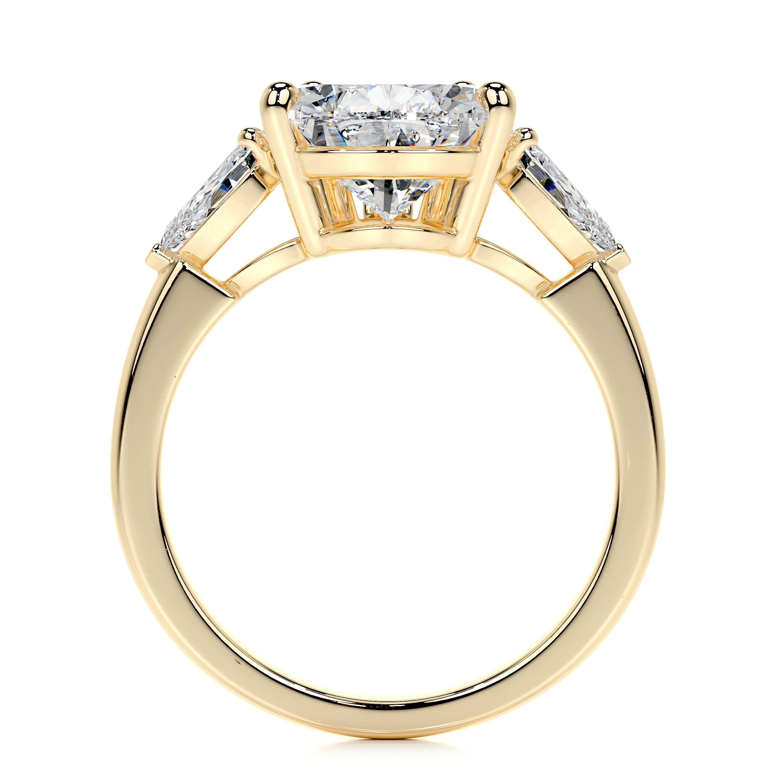 Kamala Lab Grown Diamond Ring -18K Yellow Gold、mySite、hinf8tx79