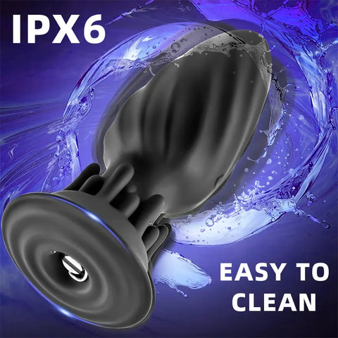 10-Mode Rotating & Vibrating Tentacle Anal Plug