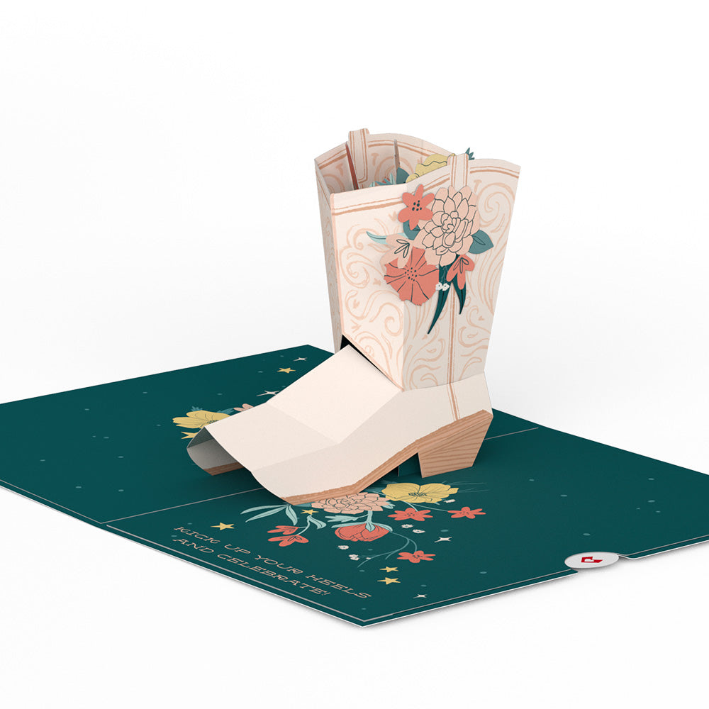 Happy Birthday Cowgirl Pop-Up Card、mySite、solidvoid