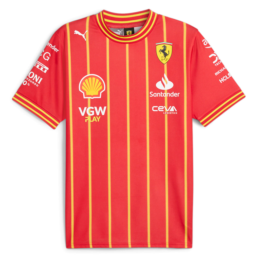 Scuderia Ferrari Crew Neck Short Sleeve Soccer Jersey、mySite、gtrtttuynbv