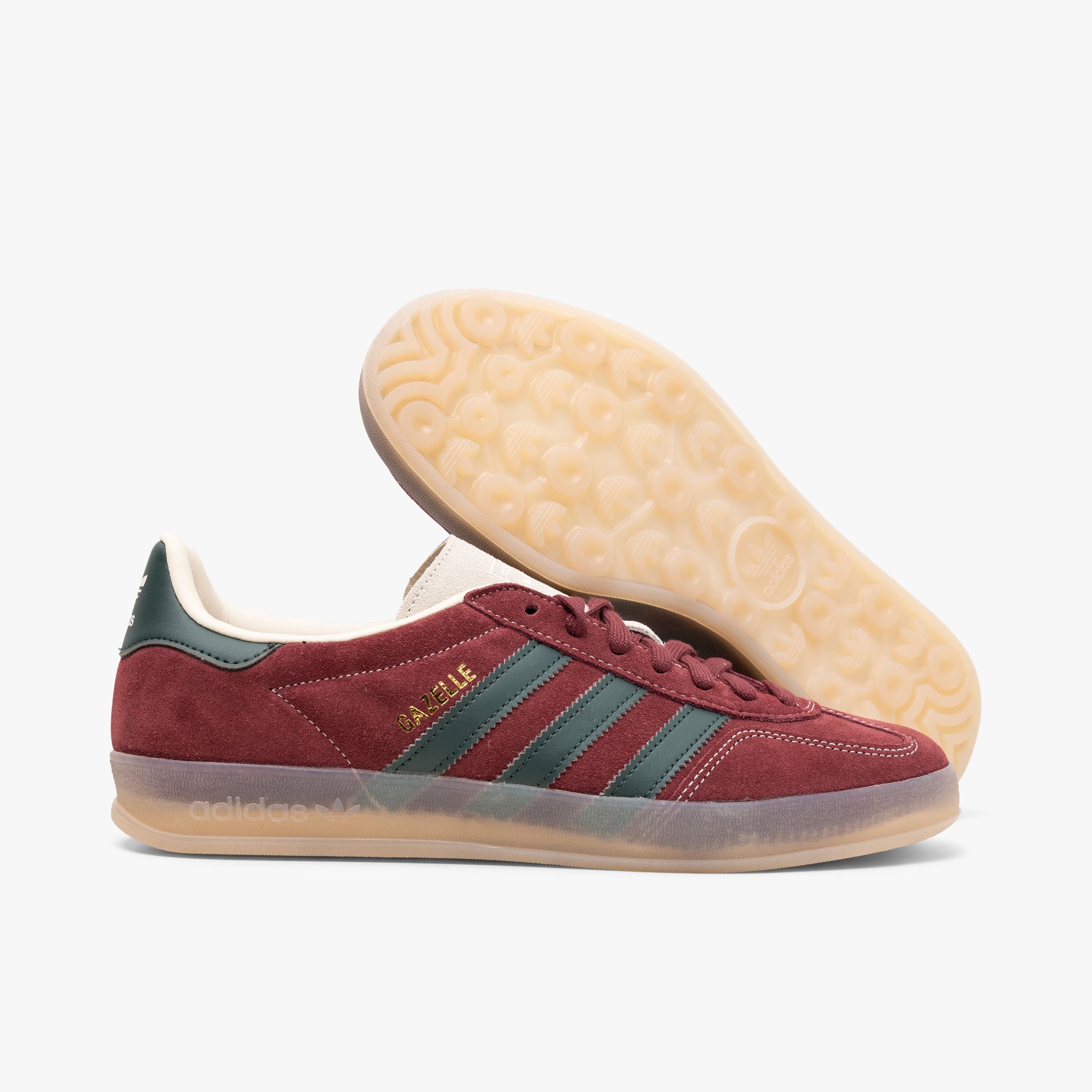  adidas Originals Gazelle Indoor Shadow Red / Shadow Green - Wonder White、mySite、merchandisen