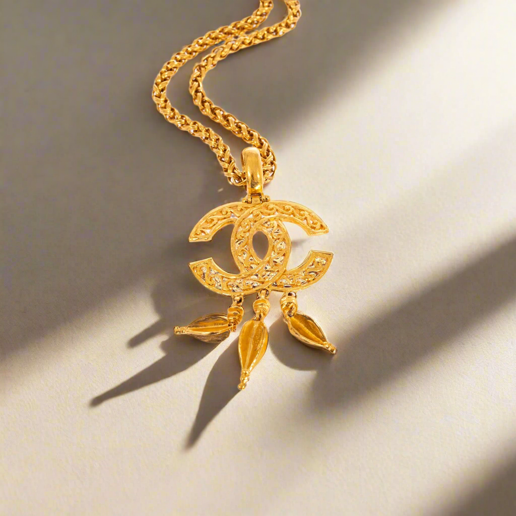 Chanel Vintage CC Pendant Necklace、mySite、garminoutage.com