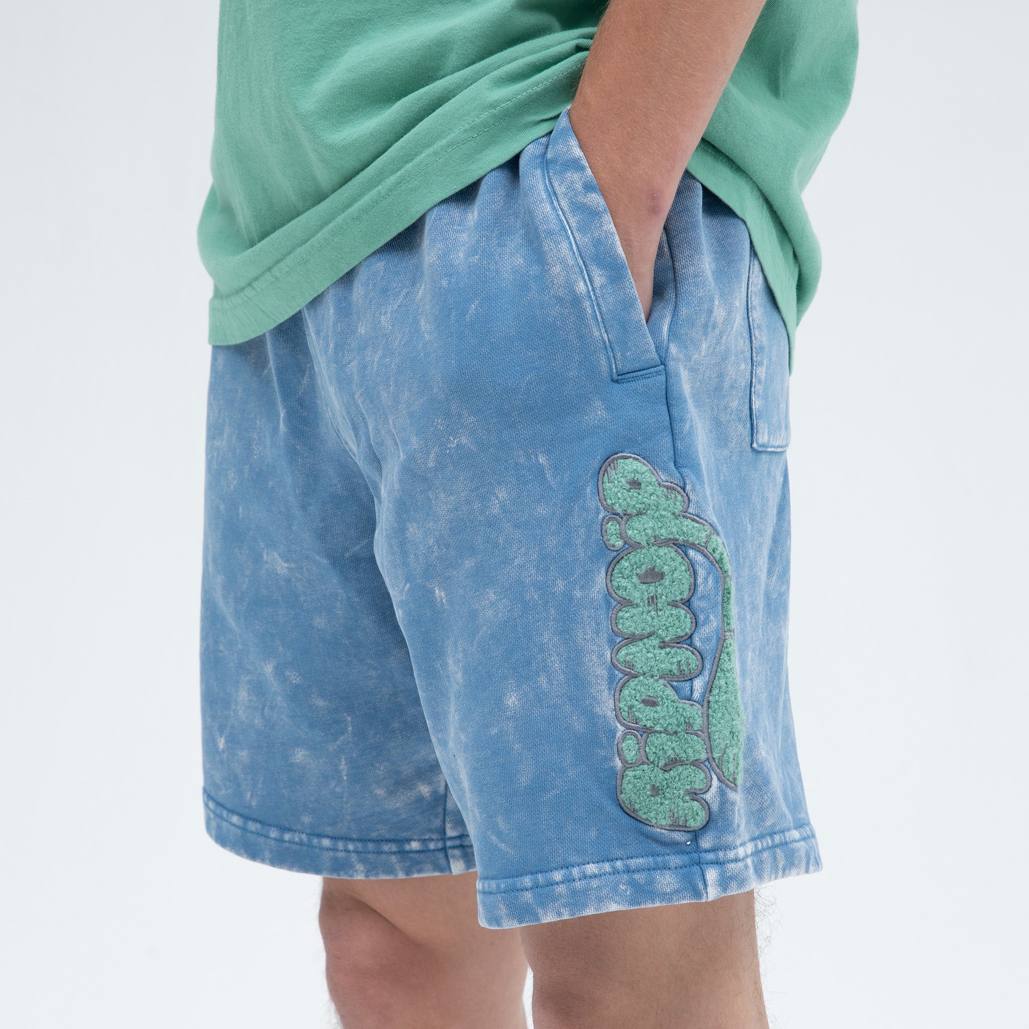  Ripntail Sweatshorts (Blue Mineral Wash)、mySite、merchandisen