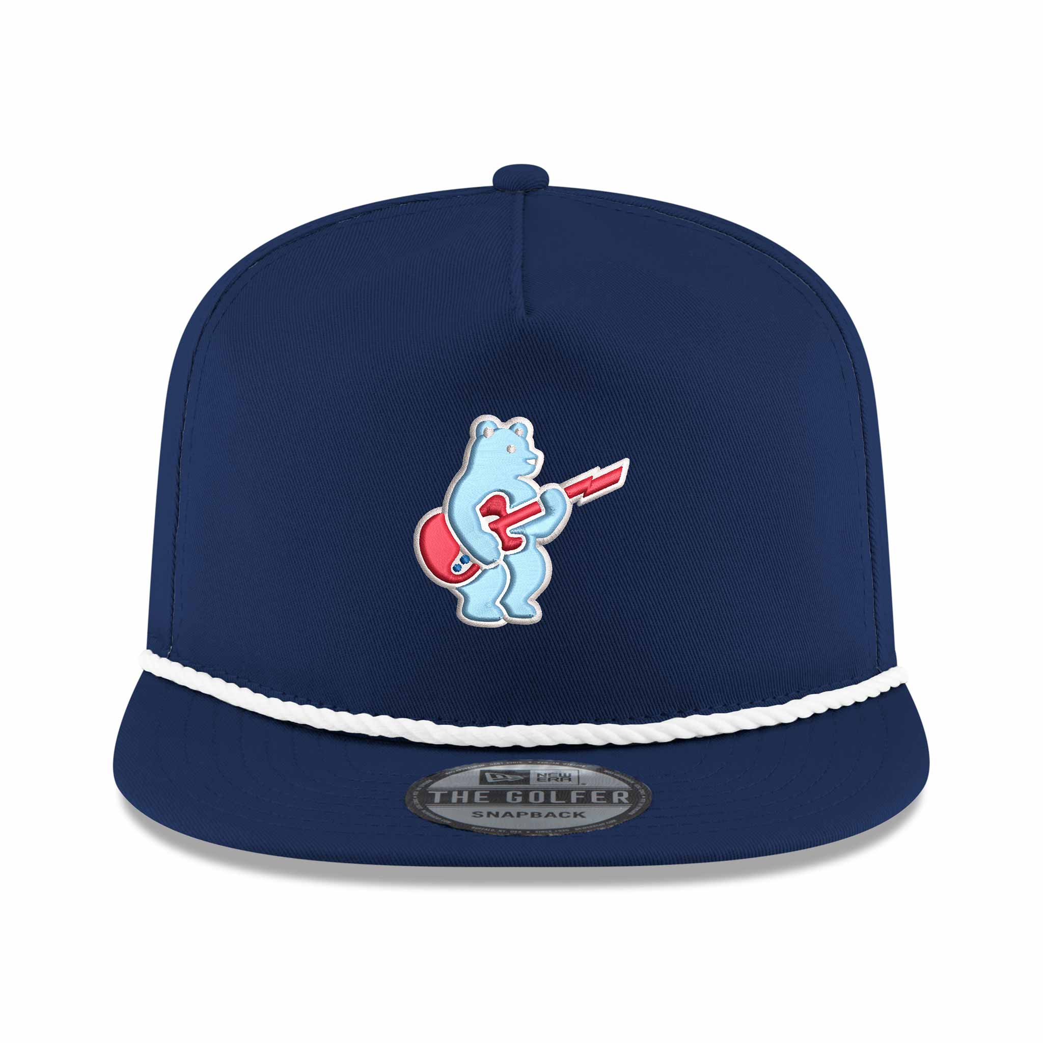 Chicago Cubs Rock Bear New Era Navy Blue Golfer Adjustable Cap、mySite、vikingsvslions