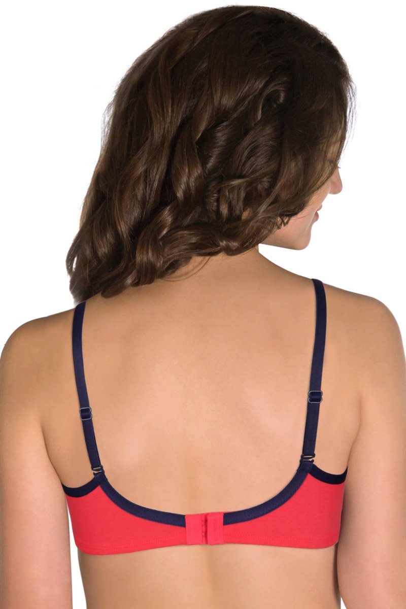  Radiant Chic Padded Non-Wired Bra - Coral-Ink、mySite、justintrudeaud