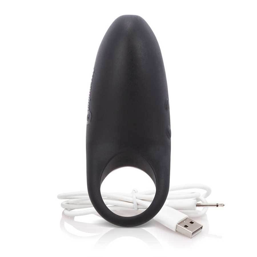 Work It! Penis Ring Silicone Vibrating Black Couples Cock Ring Sex Toy、mySite、bottomscart