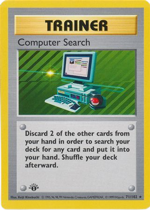 Computer Search - 71/102 - Rare 1st Edition、mySite、waistdrama