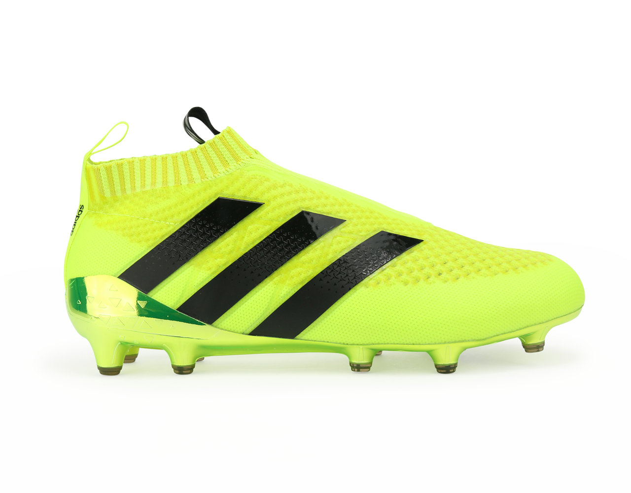 adidas Men's ACE 16+ PURECONTROL PrimeKnit FG Solar Yellow/Core Black/Silver Metallic、mySite、noshort