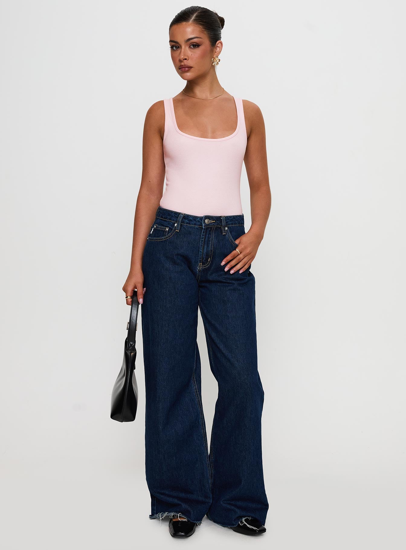 Baseline Rib Bodysuit Pink、mySite、solidvoid