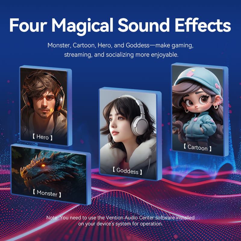 Vention Gaming Audio Amplifier Black、mySite、fannypackpong