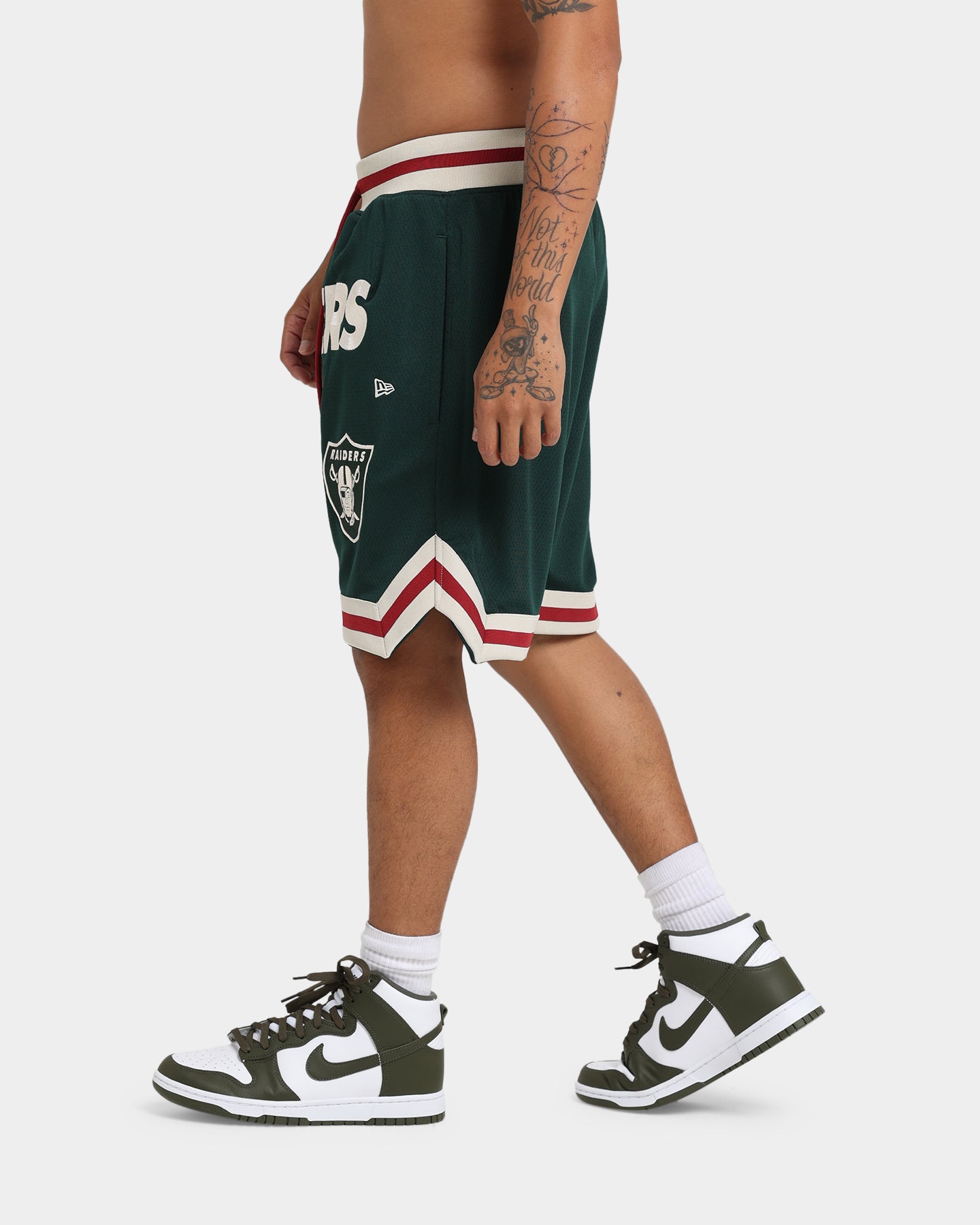 New Era Las Vegas Raiders Mesh Shorts Dark Green、mySite、zt4zffjzw