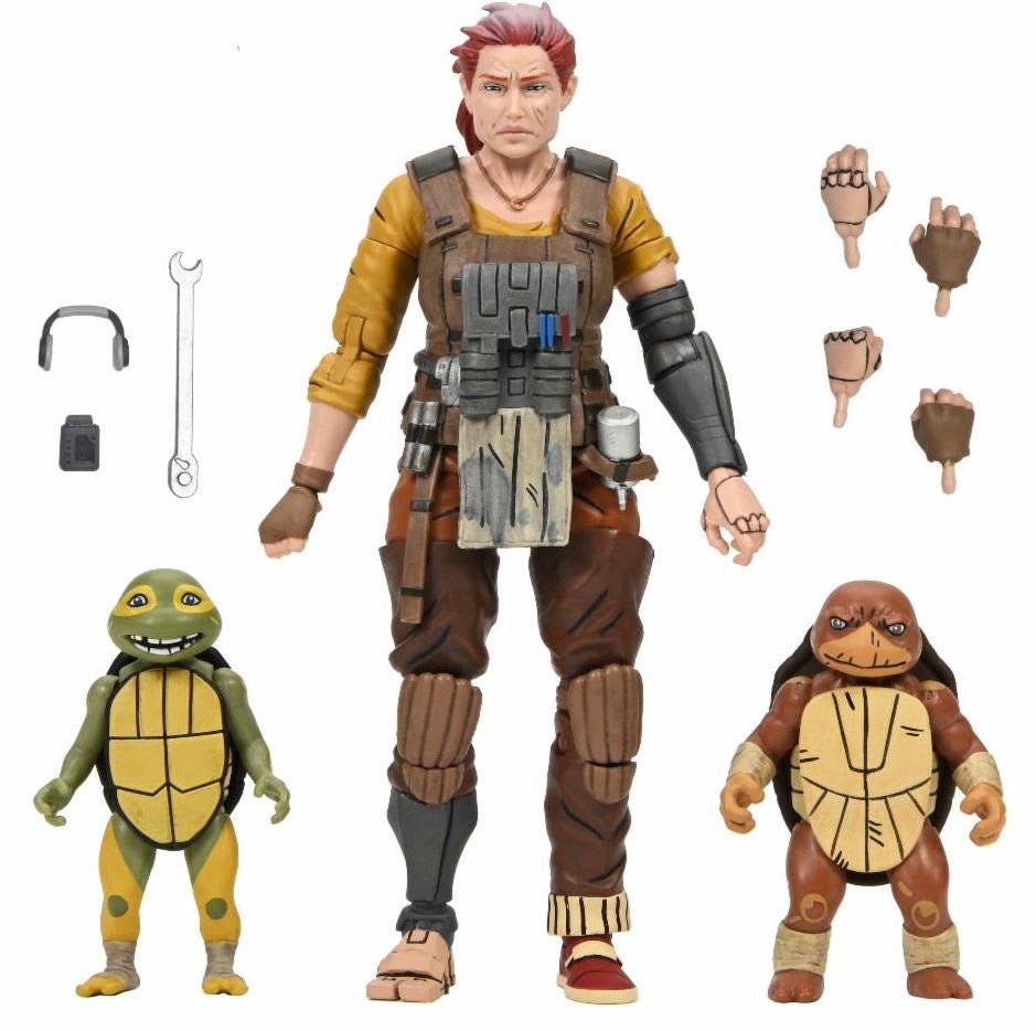 NECA Teenage Mutant Ninja Turtles Grammy April with Baby Yi & Moja (The Last Ronin- The Lost Years)、mySite、hgirdovlk