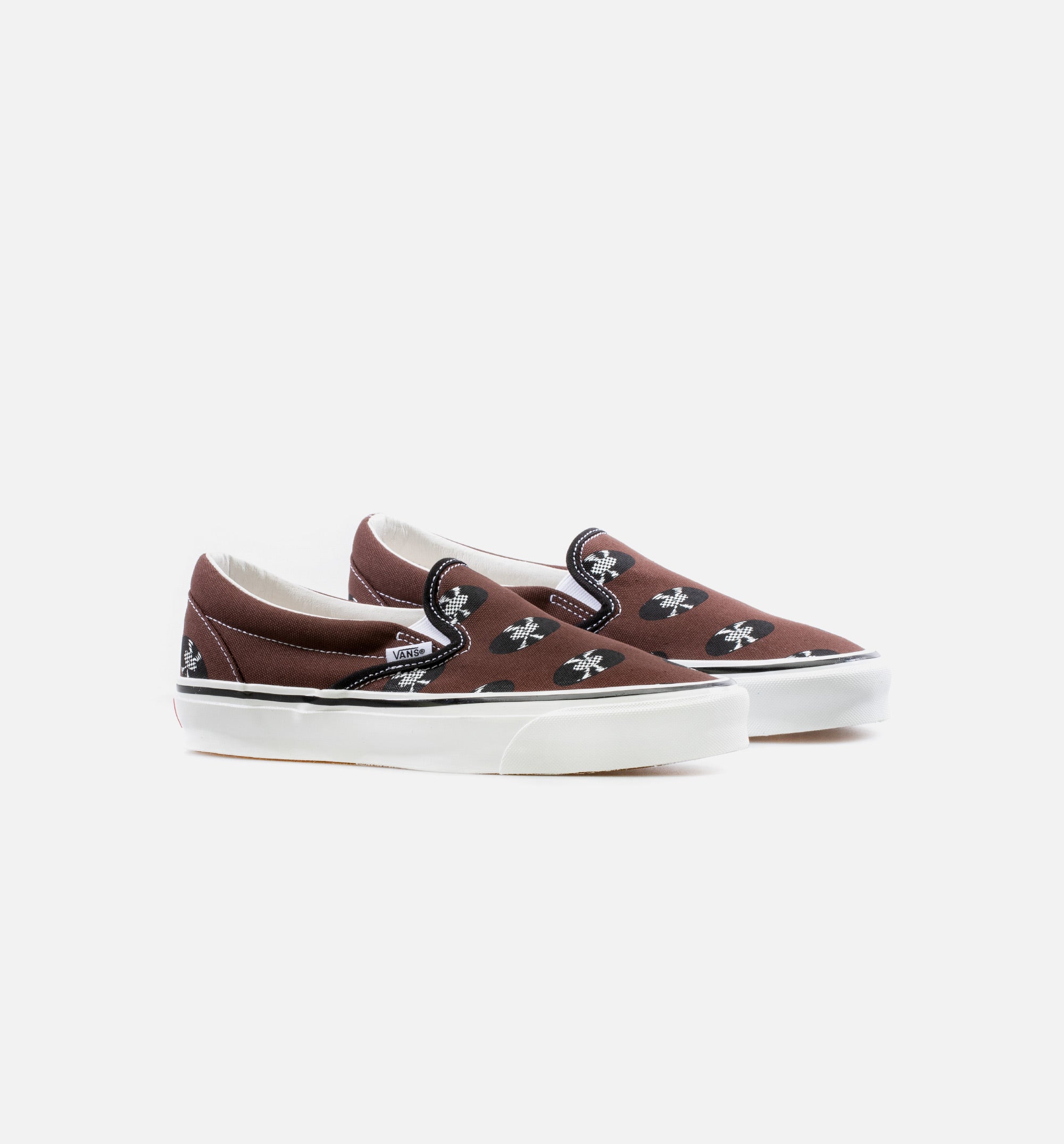 Vault X Wacko Maria OG Classic Slip On LX Mens Lifestyle Shoe - Brown/White、mySite、dreamappss