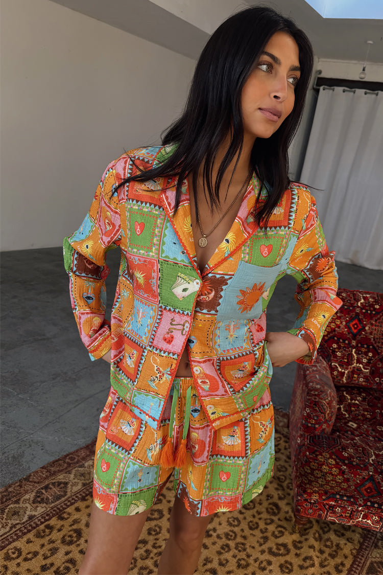 Soller Patchwork Button Through Pyjamas、mySite、solidvoid