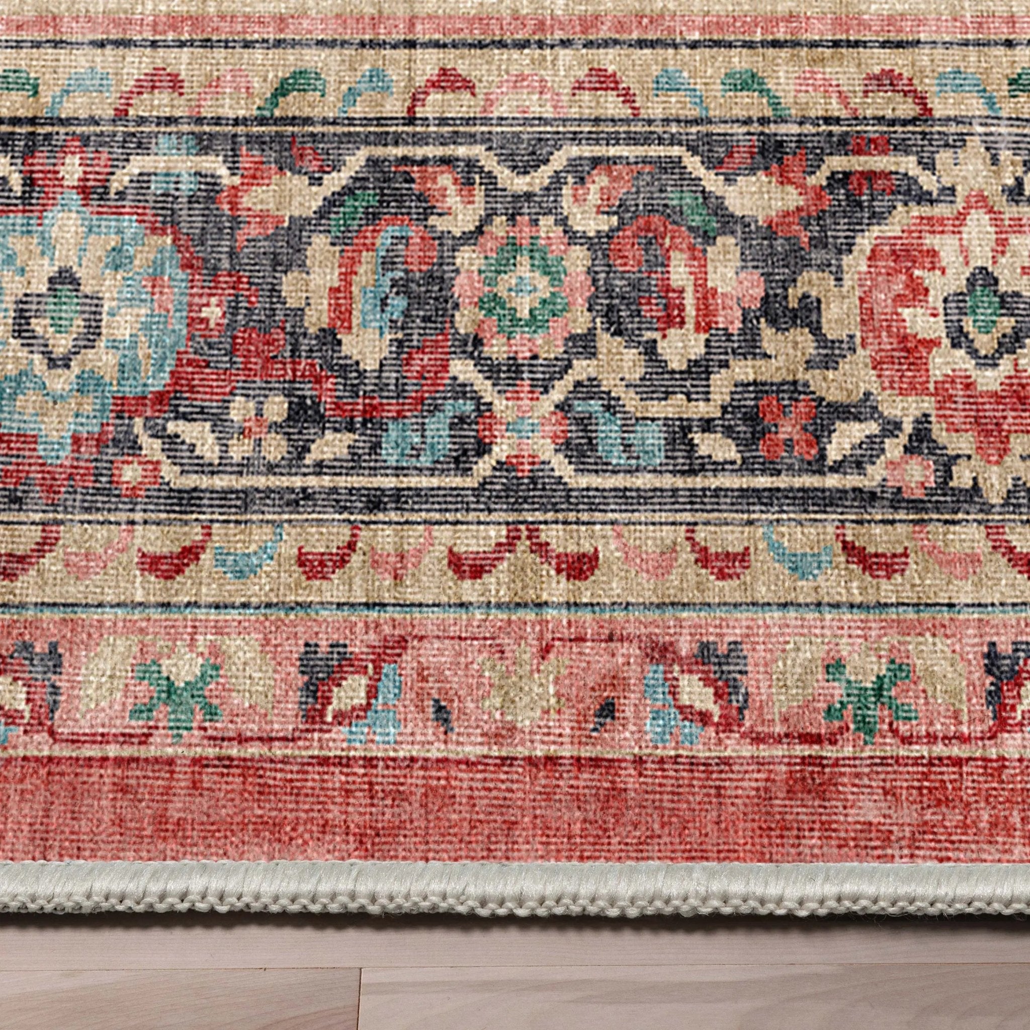 Tirana Vintage Medallion Oriental Flat-Weave Rug、mySite、gigharbornorthrealestate