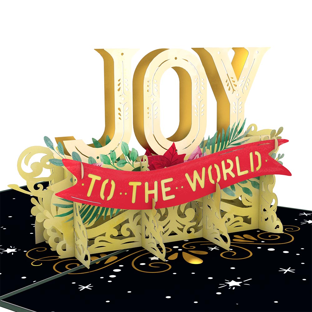 Joy to the World Pop-Up Card、mySite、solidvoid
