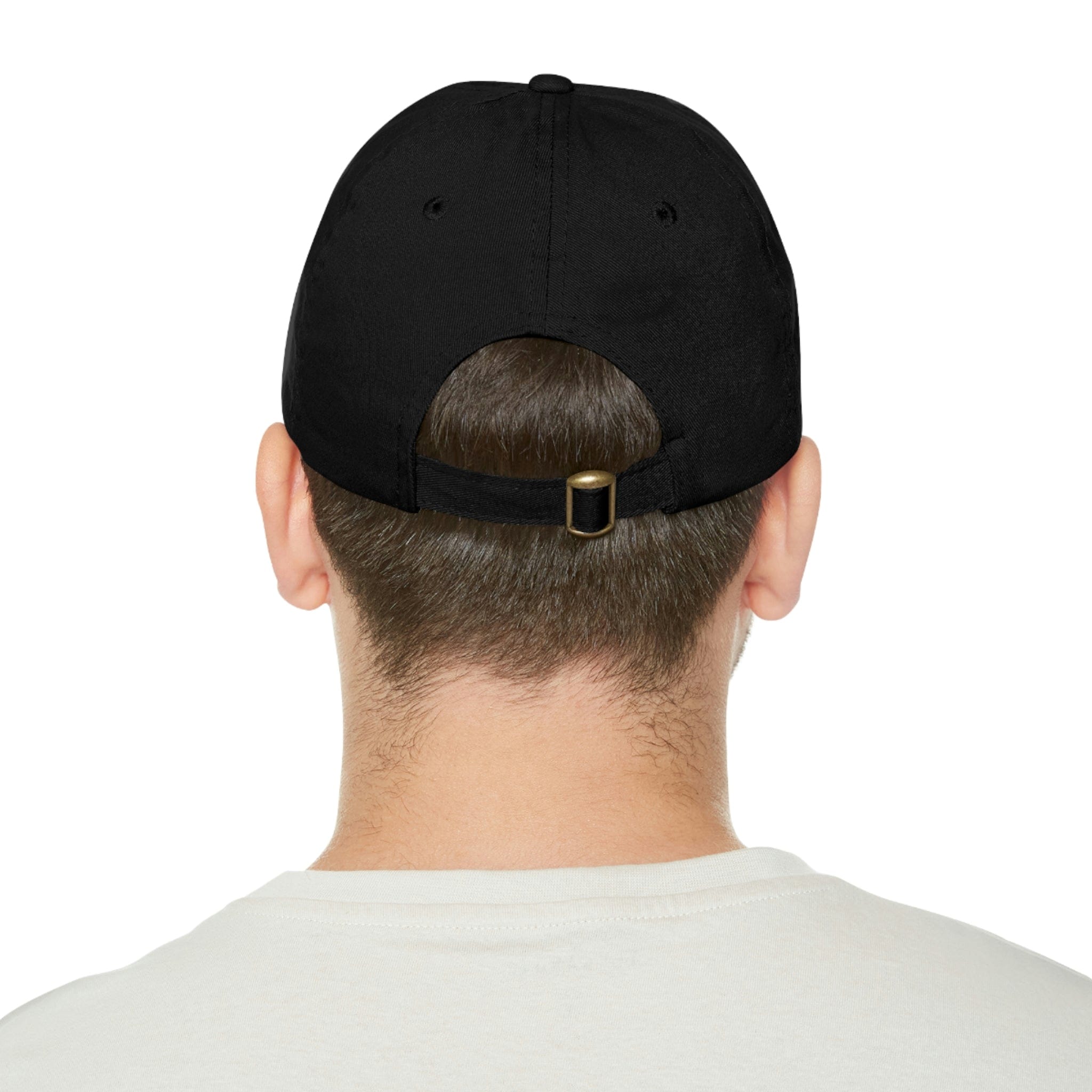 Dad Hat with Leather Patch (Round)、mySite、gigharbornorthrealestate