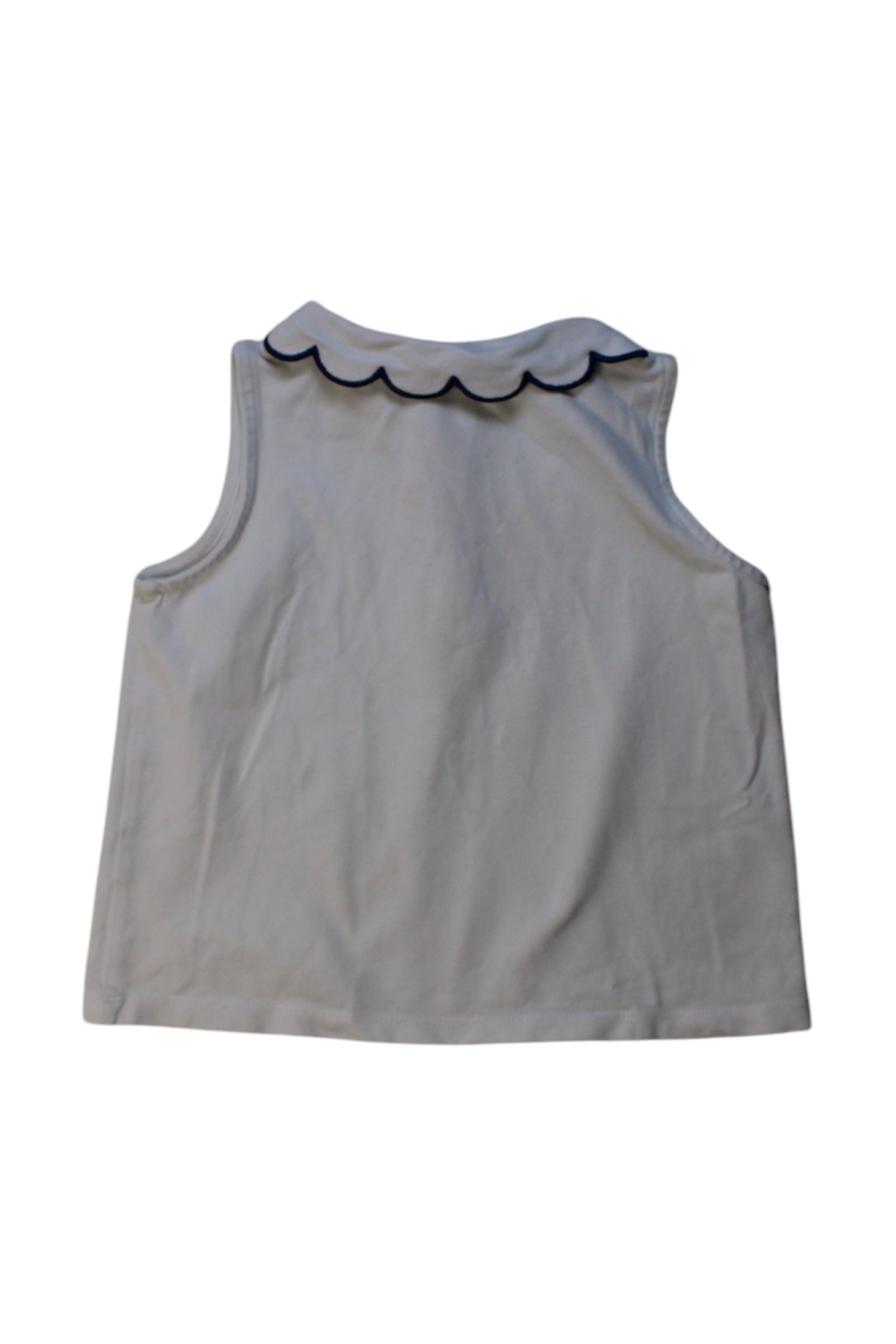 Jacadi Scalloped Collar Sleeveless Top 6T、mySite、g9winljtr