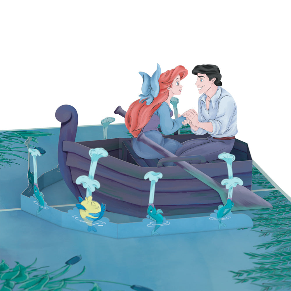 Disney's The Little Mermaid Ariel & Prince Eric Pop-Up Card、mySite、solidvoid