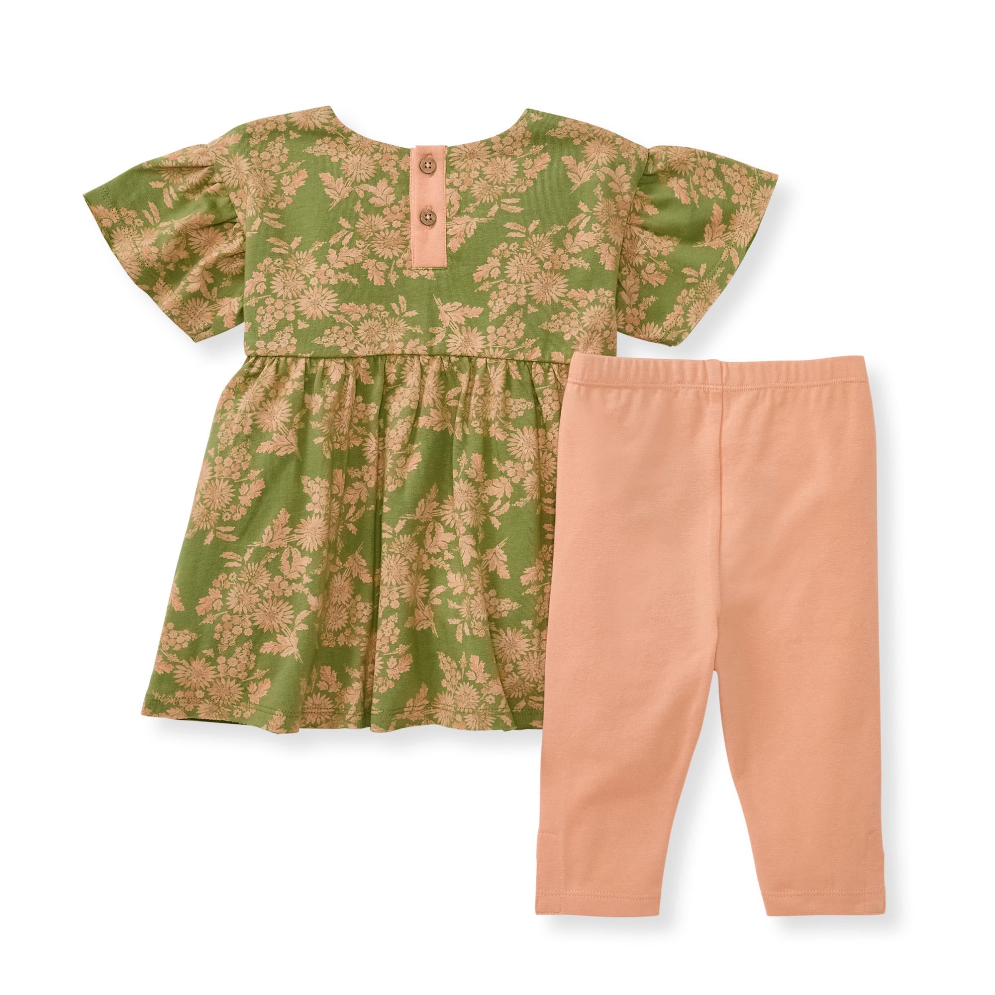  Vibrant Garden Organic Baby Girl Top & Pants Set、mySite、layawaytickets