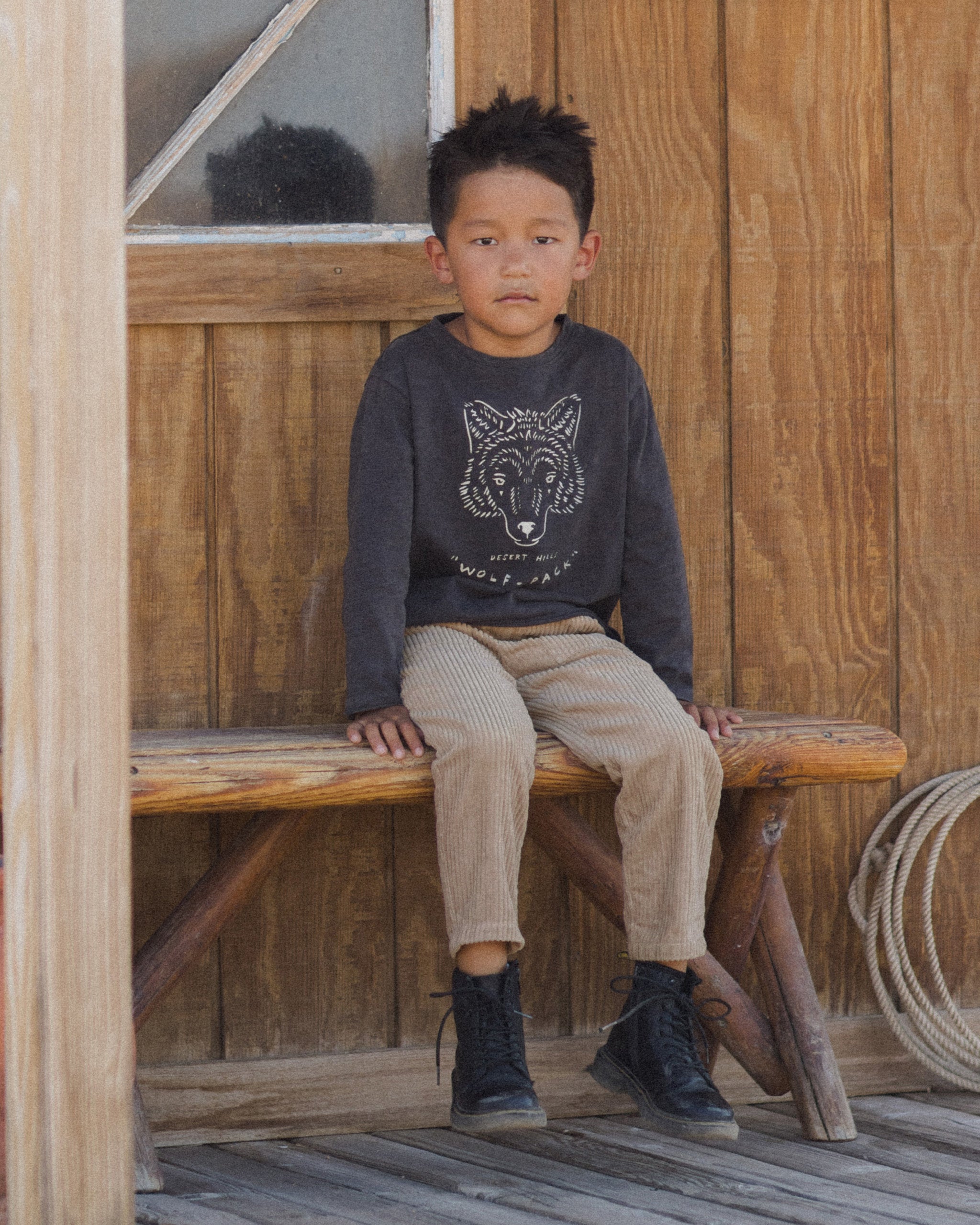  Raw Edge Long Sleeve Tee || Wolf Pack、mySite、layawaytickets