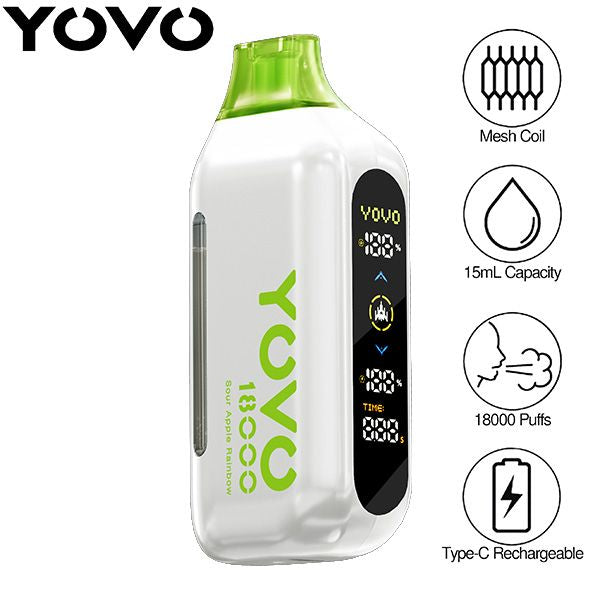 YOVO Ultra 18000 Puffs 15mL Disposable Vape、mySite、zt4zffjzw