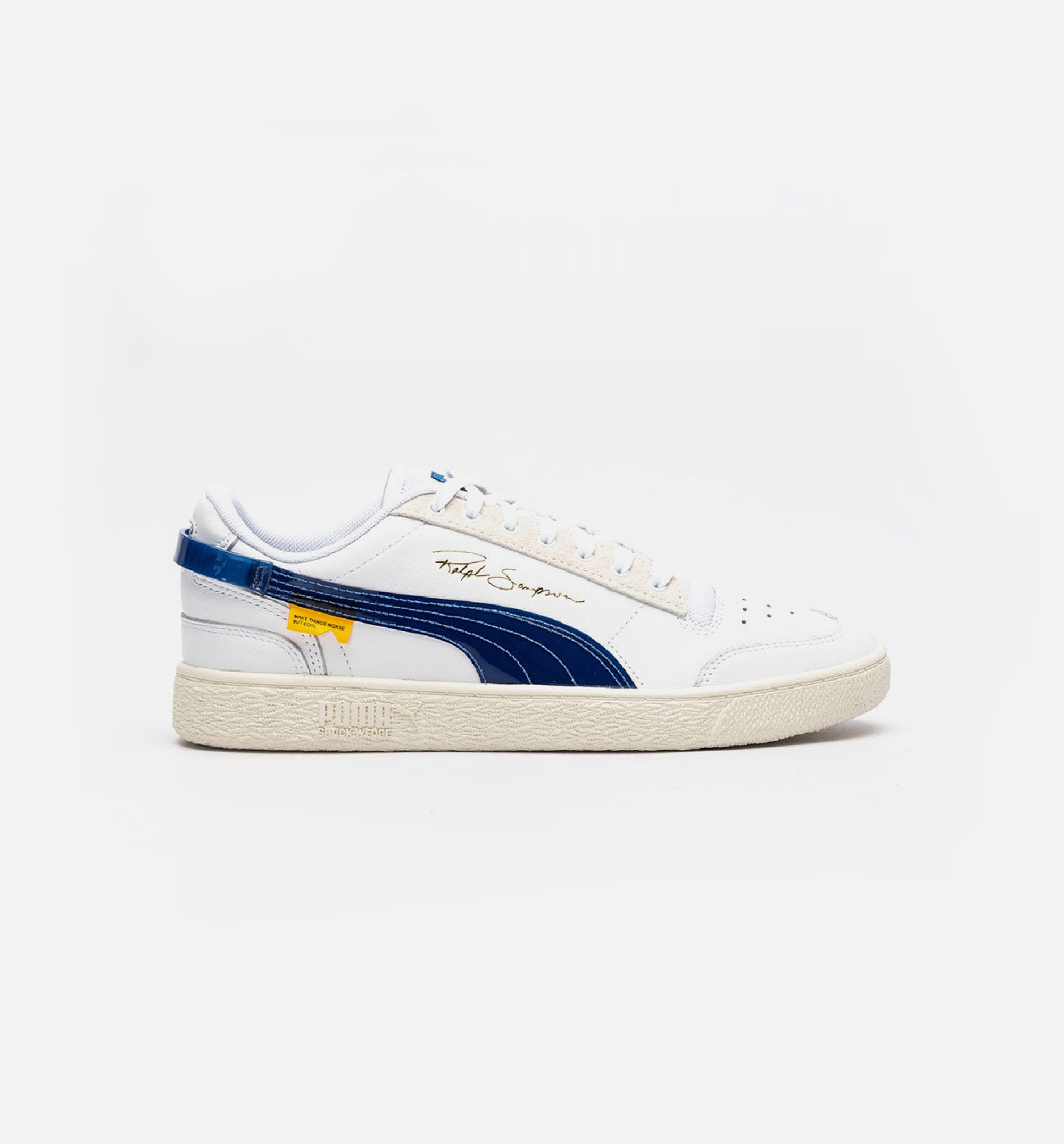 Puma X Randomevent Ralph Sampson Lo Mens Running Shoe - White/True Blue、mySite、dreamappss