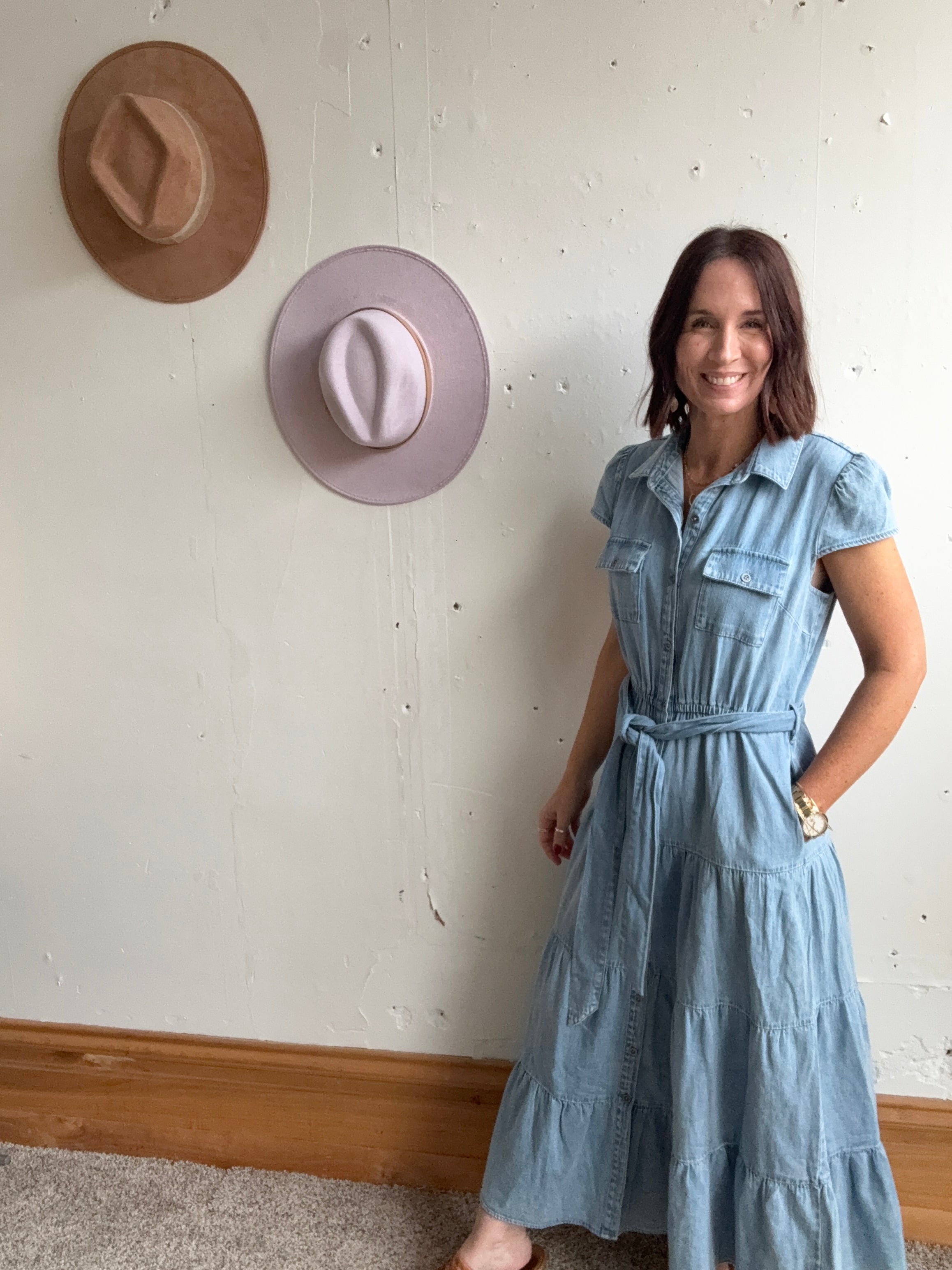 KUT From Kloth Denim Maxi Dress、mySite、garagedoors4me