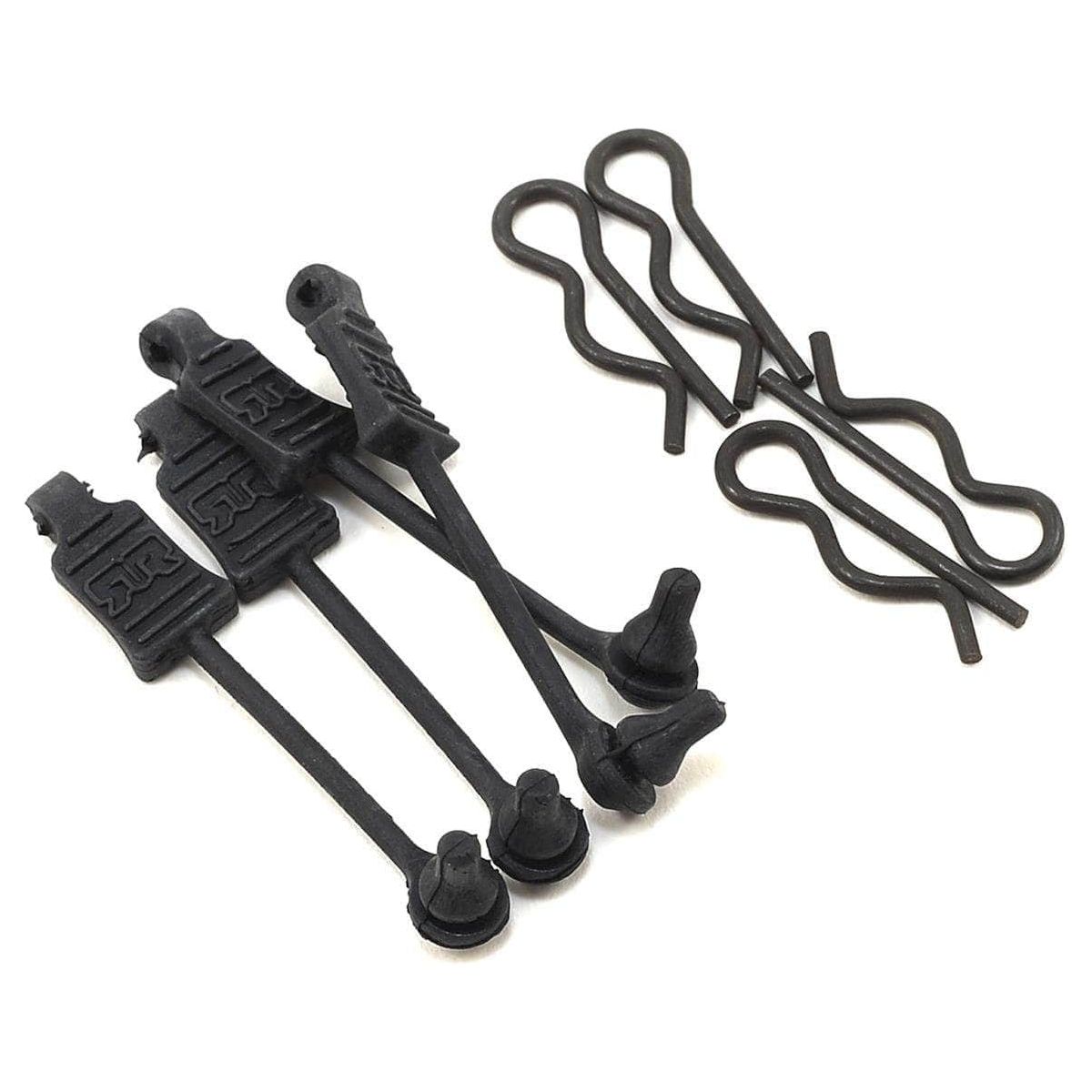  AR390178, Arrma 1/8 Body Clips w/Rubber Retainers (Black) (4)、mySite、merchandisen