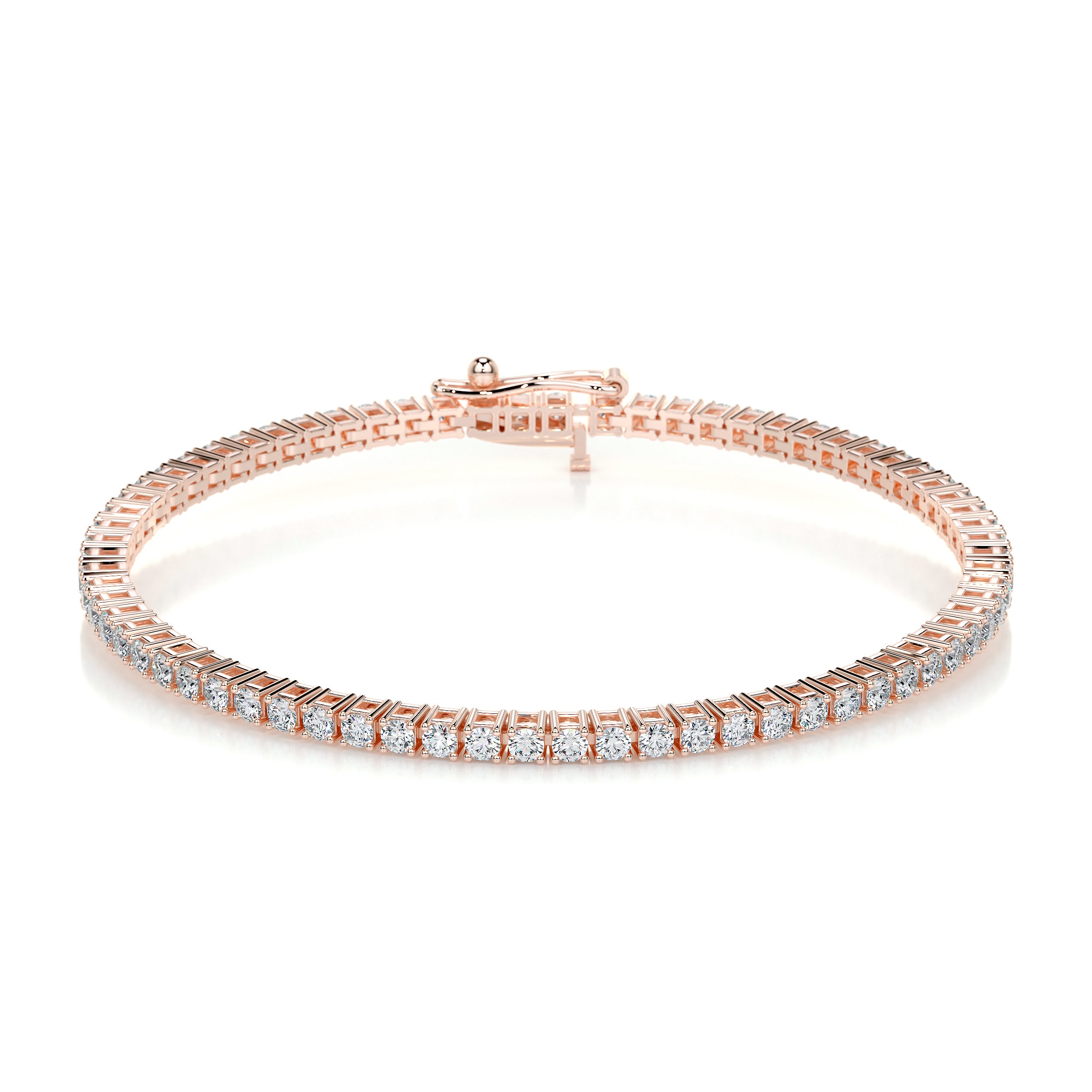 Sidney Tennis Diamonds Bracelet -14K Rose Gold、mySite、hinf8tx79