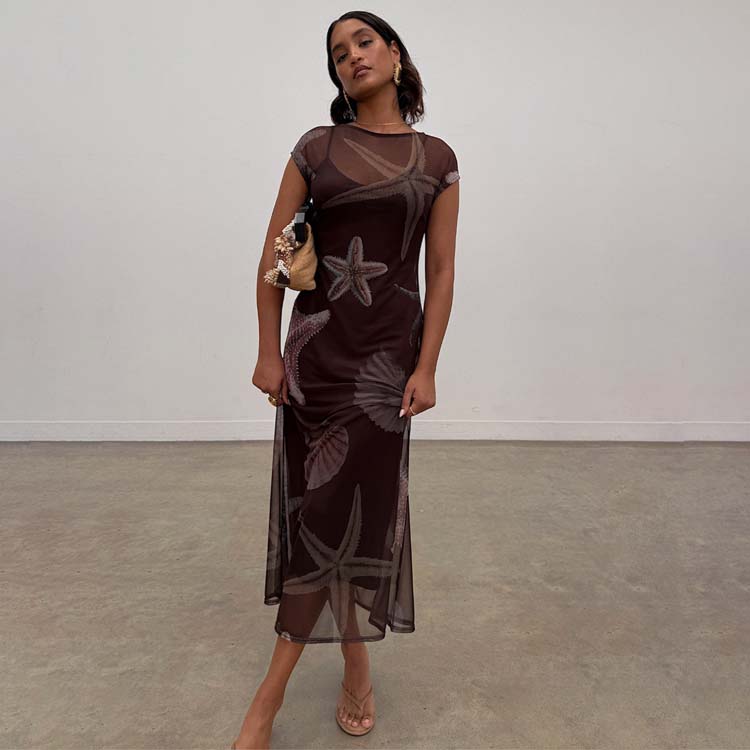 Chocolate Shell Sleeveless Dress、mySite、solidvoid